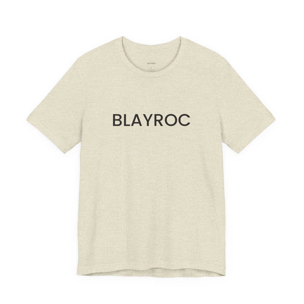 Stylish Unisex Jersey Tee for Everyday Wear, Blayroc Graphic Shirt, Casual Outfit, Gift for Him/Her, Trendy Fashion, Summer Apparel