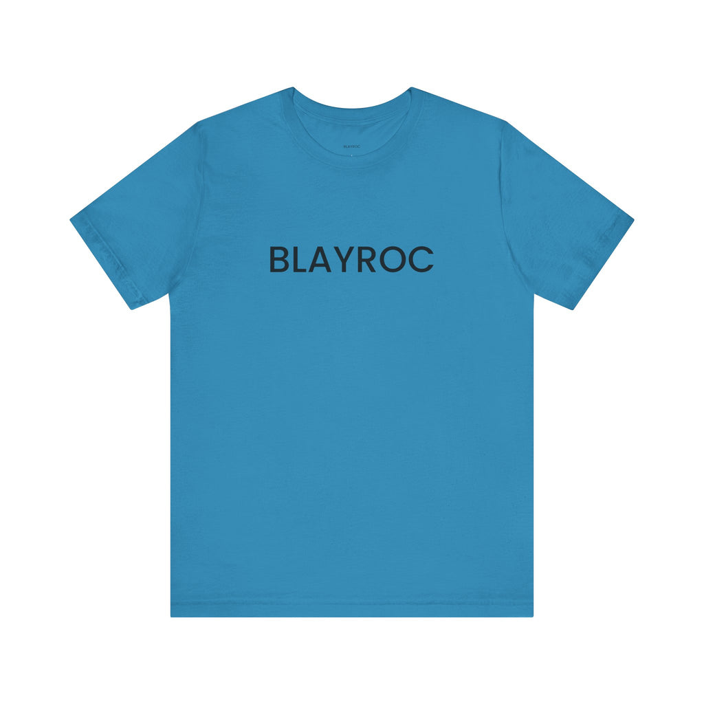 Stylish Unisex Jersey Tee for Everyday Wear, Blayroc Graphic Shirt, Casual Outfit, Gift for Him/Her, Trendy Fashion, Summer Apparel