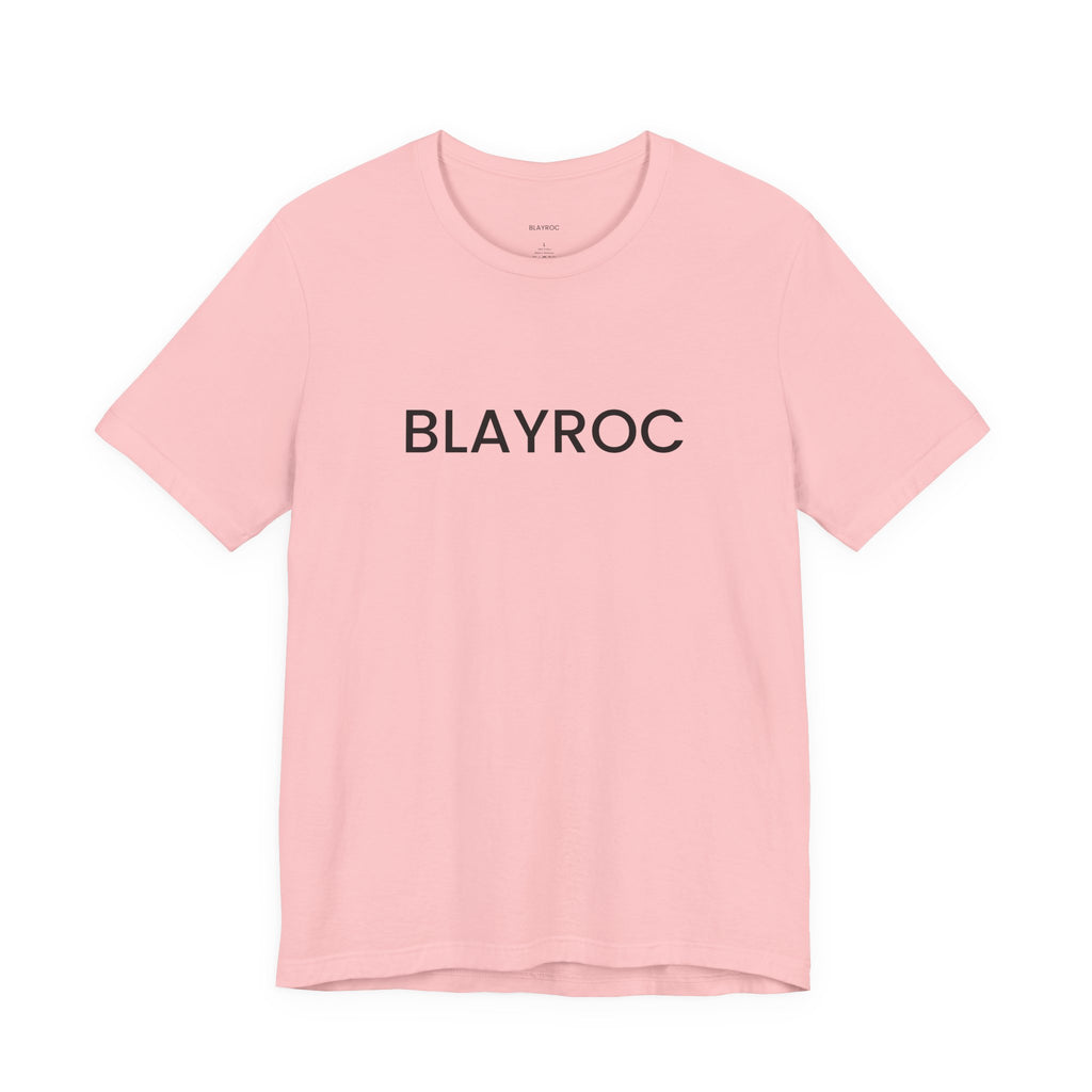 Stylish Unisex Jersey Tee for Everyday Wear, Blayroc Graphic Shirt, Casual Outfit, Gift for Him/Her, Trendy Fashion, Summer Apparel