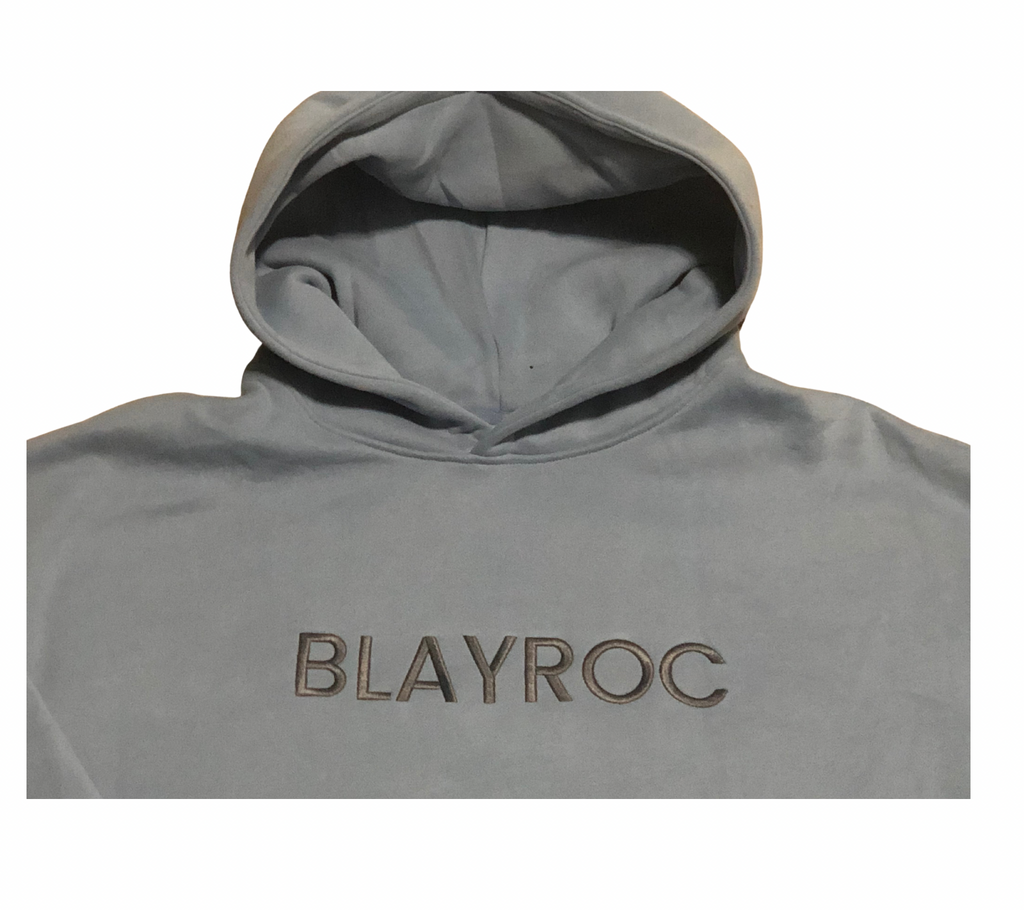 Blayroc Light Blue Oversized Hoodie