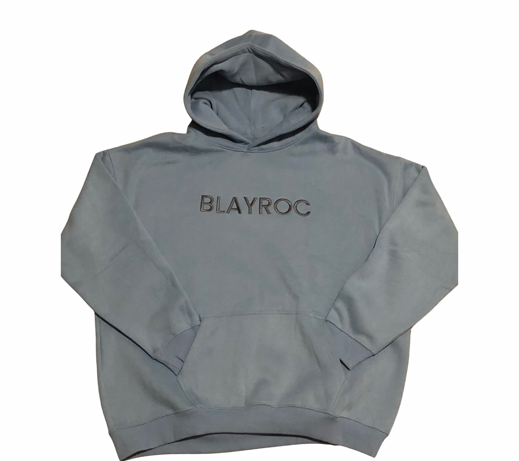 Blayroc Light Blue Oversized Hoodie