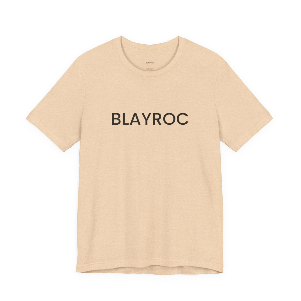 Stylish Unisex Jersey Tee for Everyday Wear, Blayroc Graphic Shirt, Casual Outfit, Gift for Him/Her, Trendy Fashion, Summer Apparel