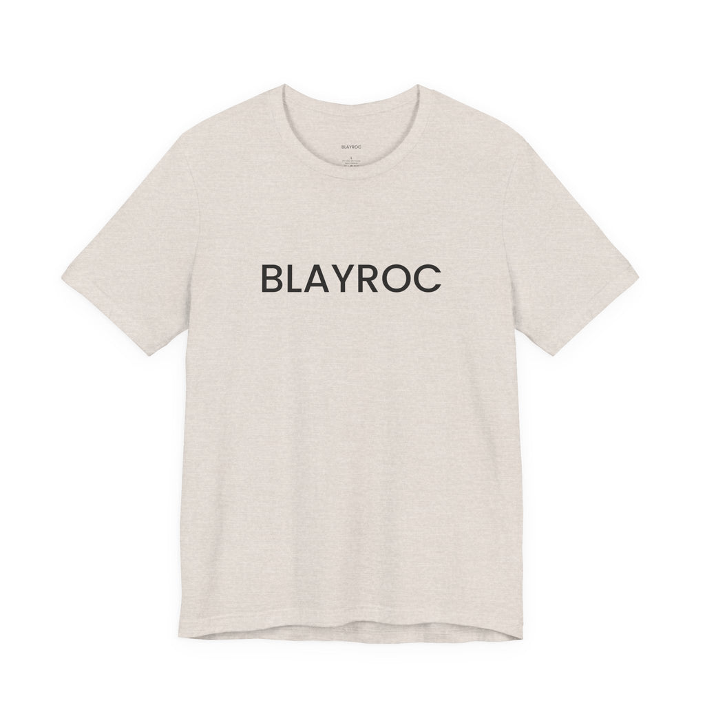 Stylish Unisex Jersey Tee for Everyday Wear, Blayroc Graphic Shirt, Casual Outfit, Gift for Him/Her, Trendy Fashion, Summer Apparel