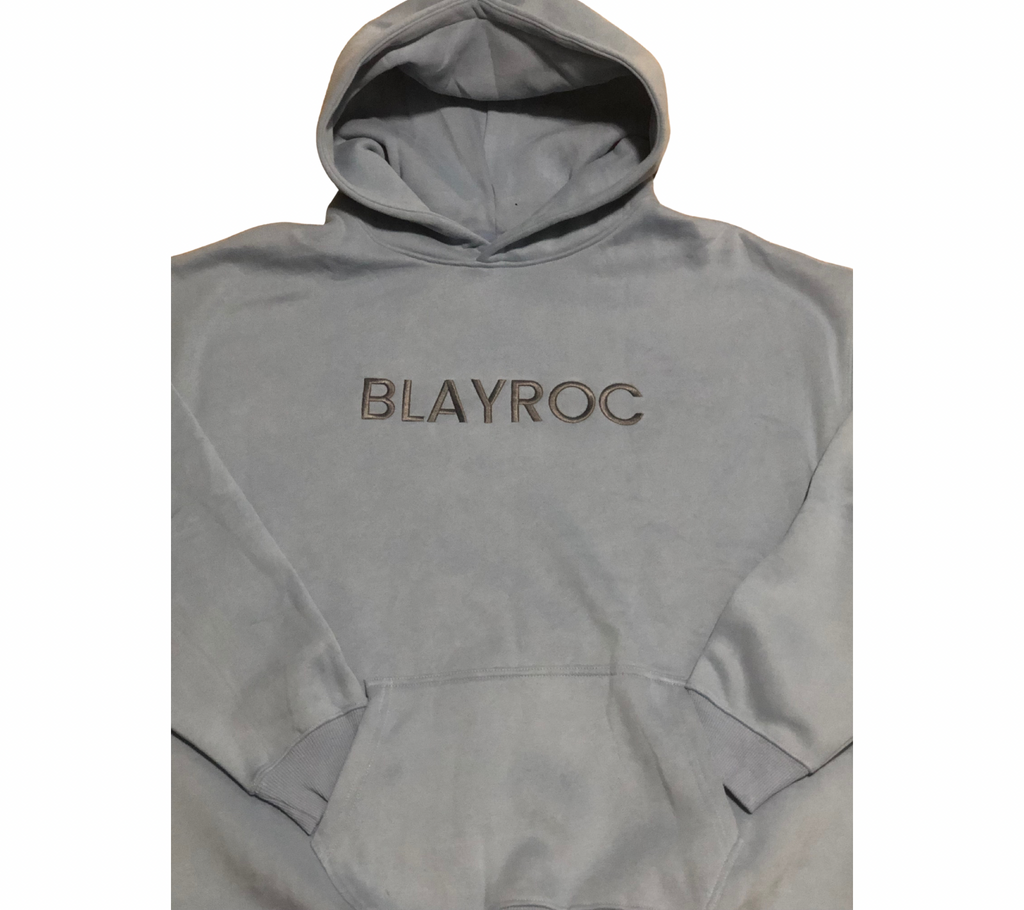 Blayroc Light Blue Oversized Hoodie