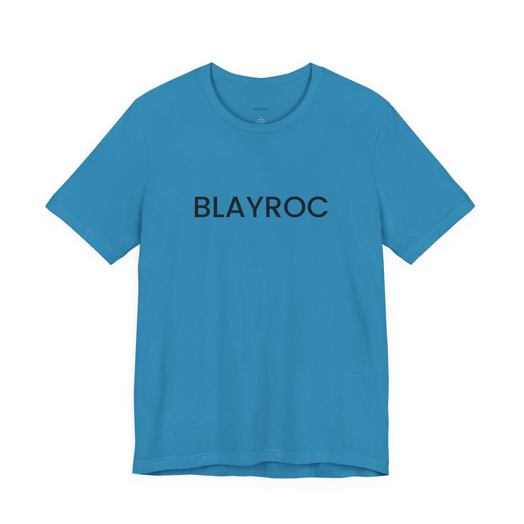 Stylish Unisex Jersey Tee for Everyday Wear, Blayroc Graphic Shirt, Casual Outfit, Gift for Him/Her, Trendy Fashion, Summer Apparel