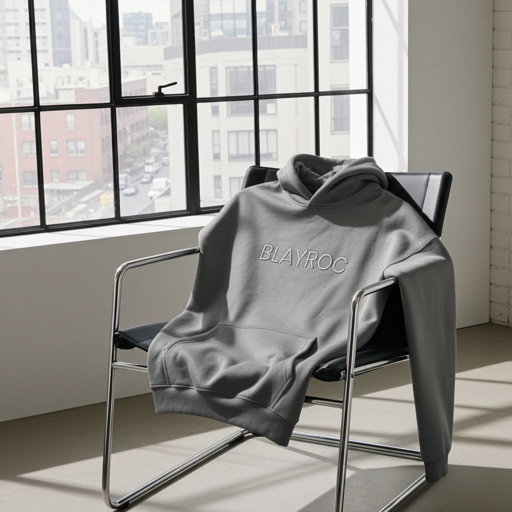 Blayroc Grey Oversized Hoodie