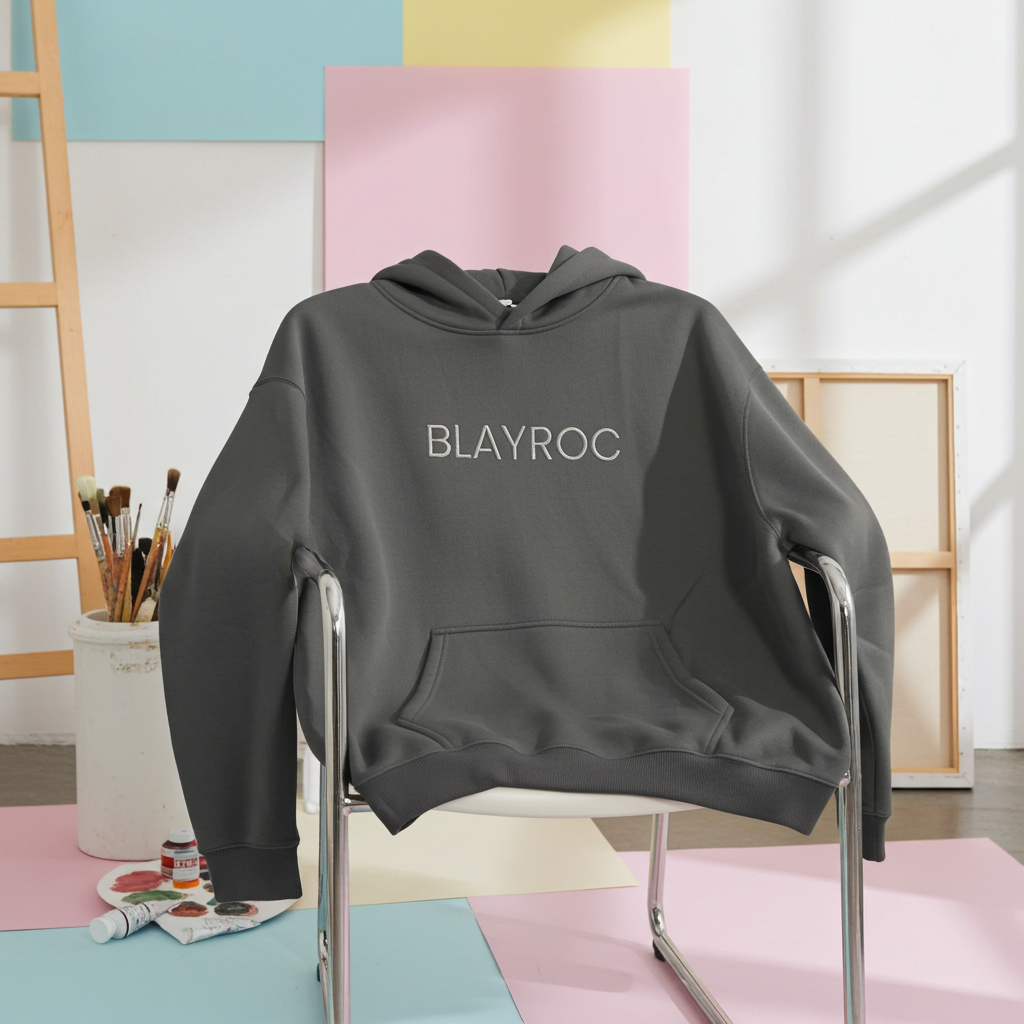 Blayroc Grey Oversized Hoodie