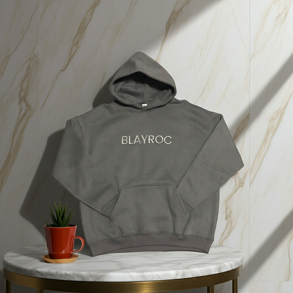 Blayroc Grey Oversized Hoodie