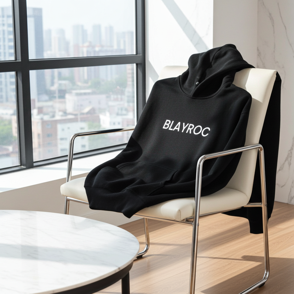 Blayroc Black Oversized Hoodie